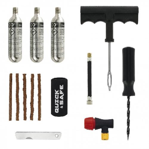 Kit Reparation Pneu - Outil Reparation Pneu Kit De Reparation Pneumatique Complet 14pcs - Swiss Drive