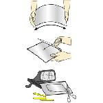 Coffret Outillage Kit de reparation retroviseurs 202x126mm