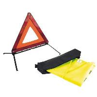 Kit de Securite Routiere - Obligatoire a partir du 1er juillet 2008 - 1 Gilet - 1 Triangle Kit de Securite Routiere - Obligatoire a partir du 1er juillet 2008 - 1 Gilet - 1 Triangle