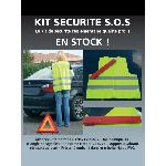 Kit de Securite Routiere - Obligatoire a partir du 1er juillet 2008 - 2 Gilet - 1 Triangle *