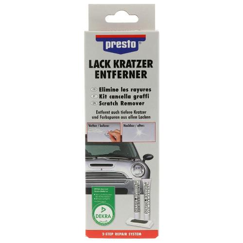 Efface Rayure - Renovateur Kit Efface Rayures 2 Tubes -REPARATION + Fintion- Presto