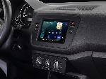 Facade autoradio Seat Kit Facade 2DIN KA910 compatible avec Seat Mii Skoda Citigo VW Up ap11 - Noir Vide poche Clim manuelle