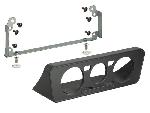 Facade autoradio Seat Kit Facade 2DIN KA910 compatible avec Seat Mii Skoda Citigo VW Up ap11 - Noir Vide poche Clim manuelle