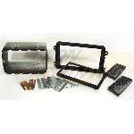 Facade autoradio VW Kit facade ADNAuto-Radio FA145C compatible avec Seat Skoda VW - Noir - 2DIN - voir liste