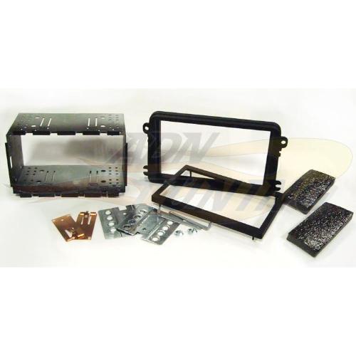 Facade autoradio VW Kit facade ADNAuto-Radio FA145C compatible avec Seat Skoda VW - Noir - 2DIN - voir liste