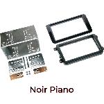 Facade autoradio VW Kit facade ADNAuto-Radio FA145D compatible avec Seat Skoda VW - Noir Brillant - 2DIN - voir liste