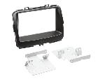 Supports Autoradio de Roger Kit Facade autoradio 2DIN compatible avec Kia Carens ap13 Noir