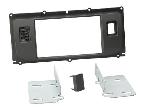 Supports Autoradio de Roger Kit Facade autoradio 2DIN compatible avec Kia Land Rover Evoque ap11 Anthracite