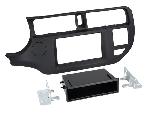 Supports Autoradio de Roger Kit Facade autoradio 2DIN compatible avec Kia Rio ap11 Avec vide poche noir