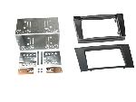 Supports Autoradio de Roger Kit Facade autoradio 2DIN compatible avec Mercedes classe E W211 S211 ap02 Noir