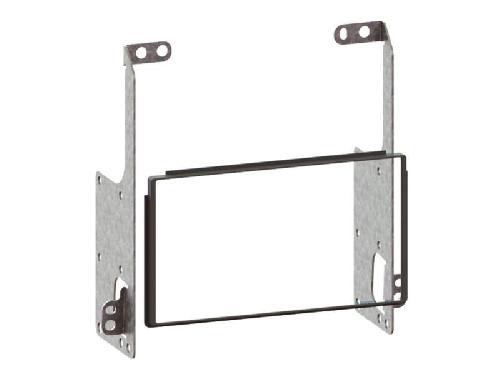 Supports Autoradio de Roger Kit Facade autoradio 2DIN compatible avec Nissan X-Trail ap07 Noir