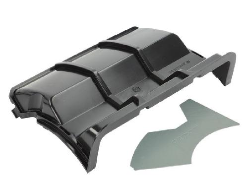 Supports Autoradio de Roger Kit Facade autoradio 2DIN compatible avec Seat Mii Skoda Citigo VW Up ap11 - Noir vide poche Clim manuelle
