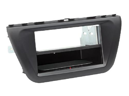 Facade autoradio Suzuki Kit Facade autoradio 2DIN compatible avec Suzuki SX-4 ap13 Vide poche - Induction Qi Noir