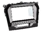 Facade autoradio Suzuki Kit Facade autoradio 2DIN compatible avec Suzuki Vitara 15-24 Noir brillant