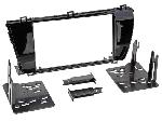 Supports Autoradio de Roger Kit Facade autoradio 2DIN compatible avec Toyota Corolla ap14 Noir
