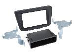 Supports Autoradio de Roger Kit Facade autoradio 2DIN Suzuki Baleno 16-19 Avec vide poche Noir