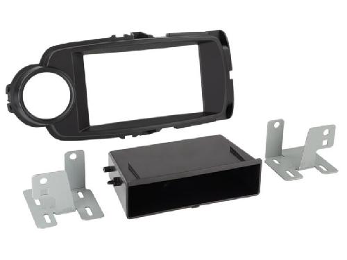 Facade autoradio Toyota Kit Facade autoradio compatible avec Toyota Yaris XP13 ap14 - noir