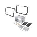 Kit Facade Autoradio FA185H compatible avec Alfa Romeo 147 GT 00-10 - Argent Fonce