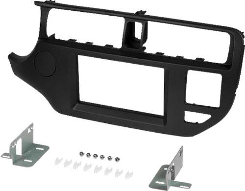 Facade autoradio Kia Kit Facade Autoradio FA423 compatible avec Kia Rio 11-15 UB Anthracite