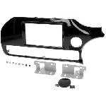 Kit Facade Autoradio FA439B 2Din compatible avec Kia Rio ap15 - noir brillant