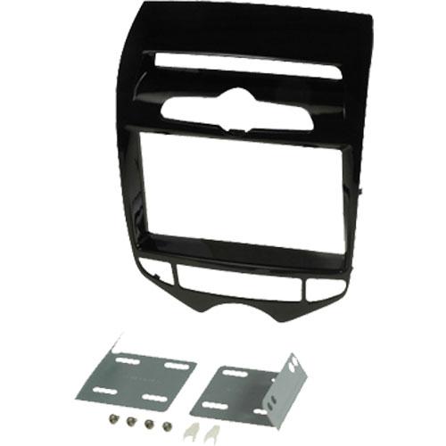 Facade autoradio Hyundai Kit Facade Autoradio FA440B compatible avec Hyundai ix20 10-15 JC - noir mat - vehicule avec clim manuelle