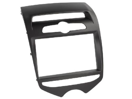 Facade autoradio Hyundai Kit Facade autoradio FA441B compatible avec Hyundai ix20 - Noir mat - climatisation manuelle