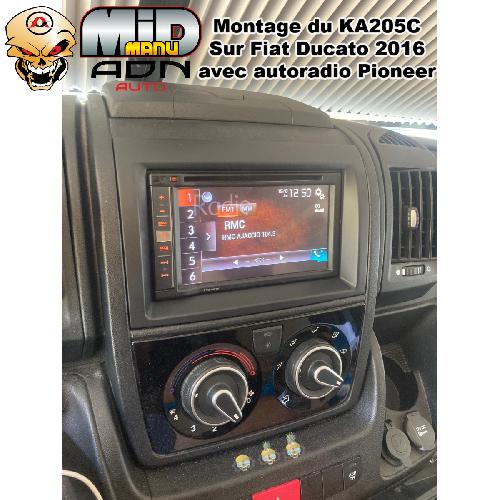 Kit Facade Autoradio KA205C compatible avec Citroen Jumper Fiat Ducato  Peugeot Boxer 06-21 229066