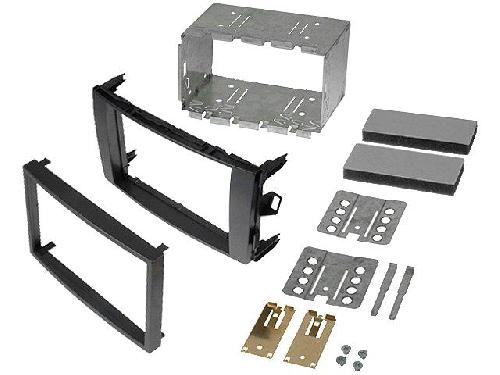Facade autoradio Toyota Kit facade autoradio KA206B compatible avec Toyota Auris 07-12 Anthracite