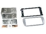 Facade autoradio Ford Kit Facade Autoradio KA213E compatible avec Ford Focus Galaxy Mondeo S-Max ap07 - Argent