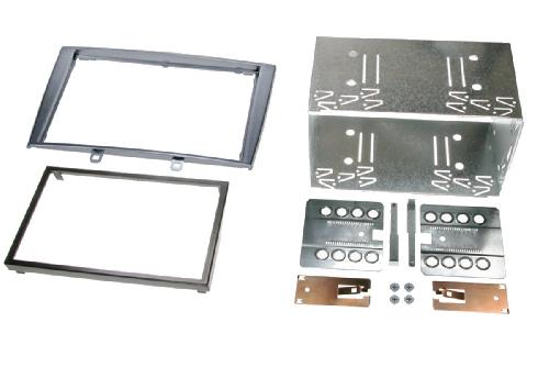 Facade autoradio Peugeot Kit Facade Autoradio KA437B compatible avec Peugeot 308 308CC 07-13 - Argent