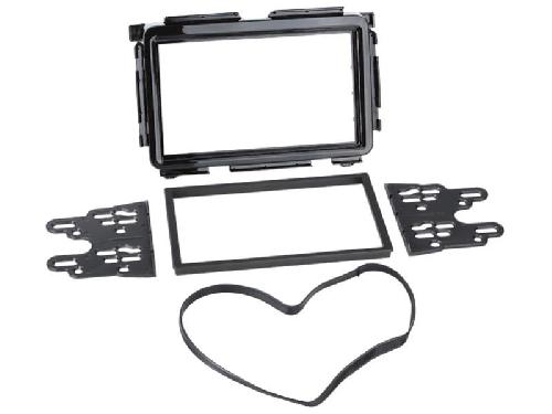 Facade autoradio Honda Kit Facade autoradio KA504A compatible avec Honda HR-V 15-21 - Noir