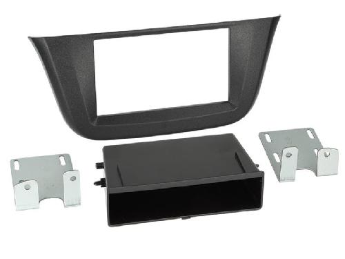 Facade autoradio Iveco Kit Facade autoradio KA944 compatible avec Iveco Daily 14-23 - vide poche Noir