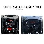 Supports Autoradio de Roger Kit Facade Autoradio KA950 compatible avec Boxer Ducato Jumper 11-14 - Avec vide poche