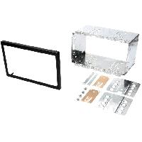 Kit Facade Autoradio UNI01 compatible avec Citroen Mercedes Peugeot Renault Seat Skoda Suzuki VW Volvo 185x115x103mm