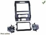 Supports Autoradio de Roger KIT facade compatible avec Ford F150 09-13 Noir