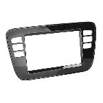 Supports Autoradio de Roger Kit facade compatible avec Seat Mii Skoda Citigo VW Up ap11 Clim manuelle - Brillant