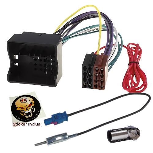 Fiche ISO Citroen Kit Fiche ISO Autoradio -ADNAuto- AI36AA + antenne compatible avec Citroen Peugeot 04-18 voir liste