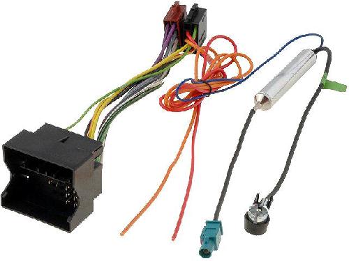 Fiche ISO Opel Kit Fiche ISO autoradio compatible avec Opel 04-14 - Adaptateur antenne - voir liste