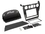 Supports Autoradio de Roger Kit Installation 2Din compatible avec BMW Serie 5 E60 03-07 - Noir