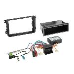 Kit Installation autoradio 2DIN CAN Bus compatible avec VW Seat Skoda ap03 noir Kit Installation autoradio 2DIN CAN Bus compatible avec VW Seat Skoda ap03 noir