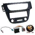 Ensembes Facades et Faisceaux ISO Kit Installation Autoradio ADNAuto KF270 Serie HM Noir Compatible Renault Megane 3 2008-2014