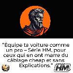 Ensembes Facades et Faisceaux ISO Kit Installation Autoradio ADNAuto KF270 Serie HM Noir Compatible Renault Megane 3 2008-2014