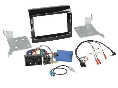 Ensembes Facades et Faisceaux ISO Kit Installation Autoradio Citroen Fiat Peugeot 14-21