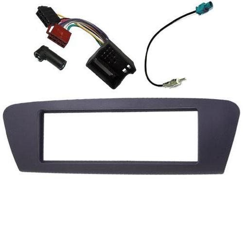 Facade autoradio Renault Kit Installation Autoradio KF171A - ADNAuto - Compatible avec Renault Scenic 09-15 - Gris 1DIN