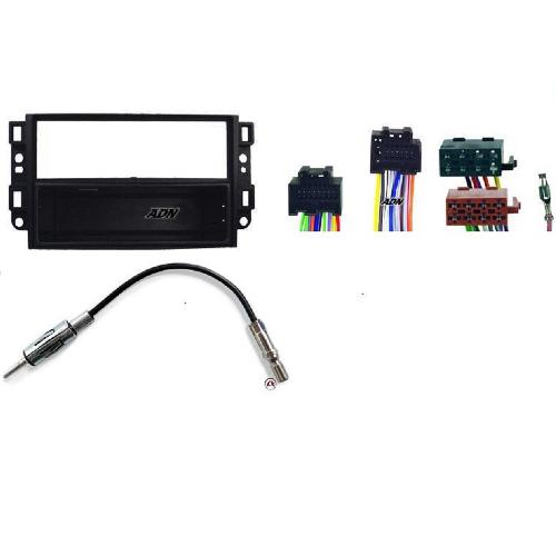 Facade autoradio Chevrolet Kit Installation Autoradio KF203 - ADNAuto - compatible avec Aveo Captiva Epica 2006-2011 - 1Din avec vide poche
