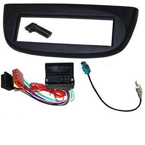 Facade autoradio Renault Kit Installation Autoradio KF217N compatible avec Renault Twingo 2007-2014 - Noir - Fakra