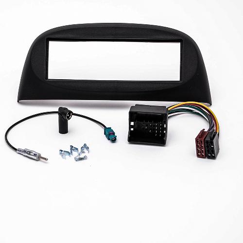 Facade autoradio Renault Kit Installation Autoradio KF217N compatible avec Renault Twingo 2007-2014 - Noir - Fakra