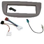 Kit Installation Autoradio KITFAC-217-2 compatible avec Renault Twingo 2007-2013 - Gris