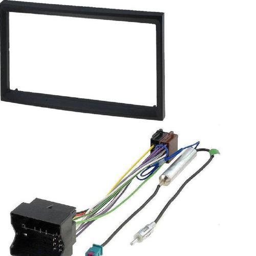 Ensembes Facades et Faisceaux ISO Kit Installation Autoradio KITFAC-436-2 compatible avec Peugeot Citroen 01-12