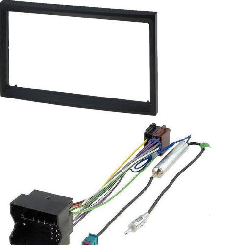 Kit Facade et Faisceau ISO Kit Installation Autoradio KITFAC-436-2 compatible avec Peugeot Citroen